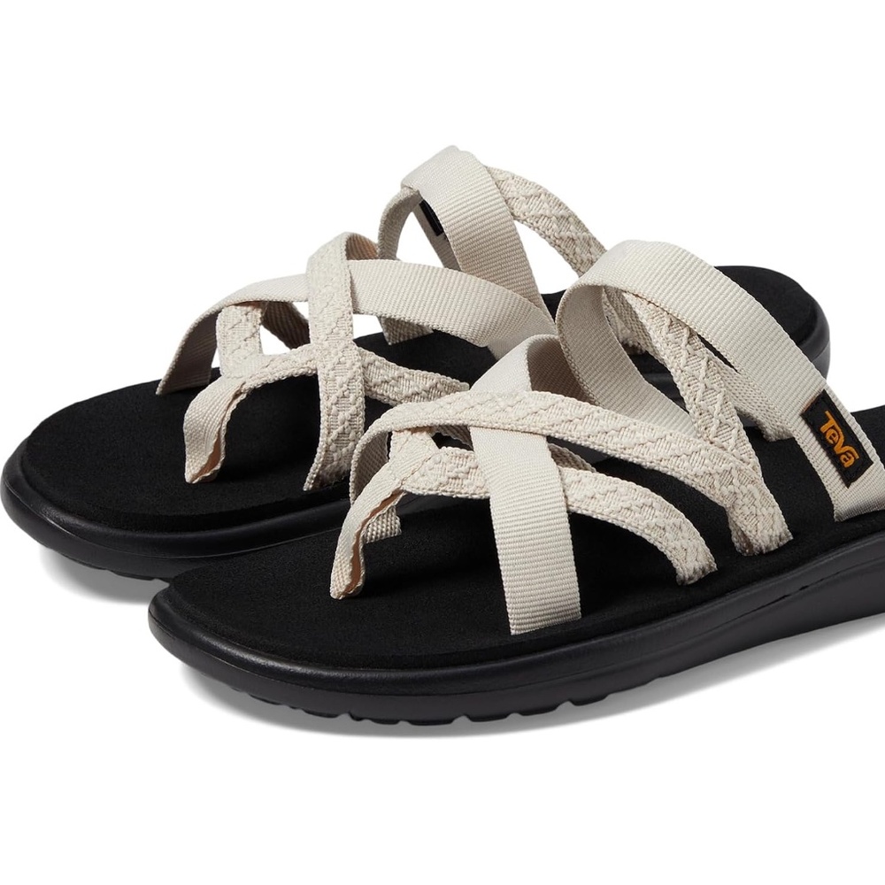 Teva Voya Zillesa sandals flip flop womens 11 ivory off white worn once